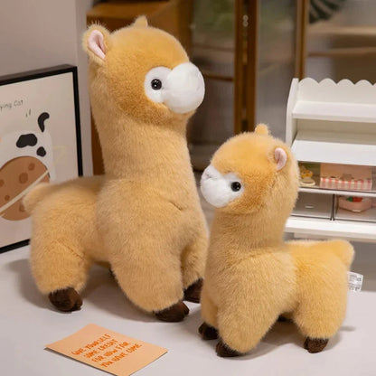Pompom Alpaca Plushie Family