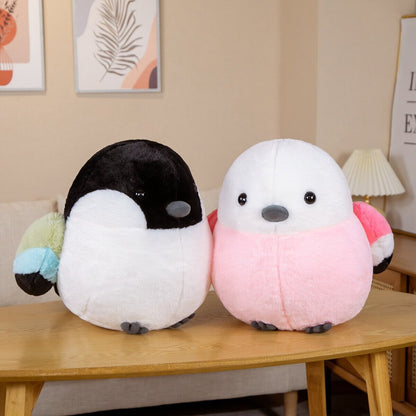 Puffy Vibrant Bird Plushies