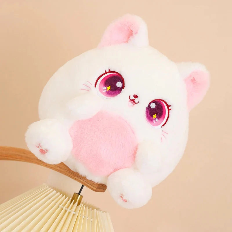 Rainbow Fluffy Cat Squad Ball Plushies