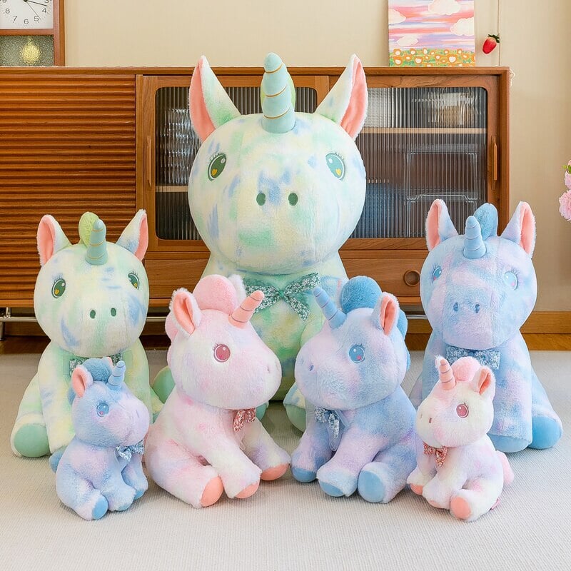 Rainbow Galaxy Unicorn Plushie Collection