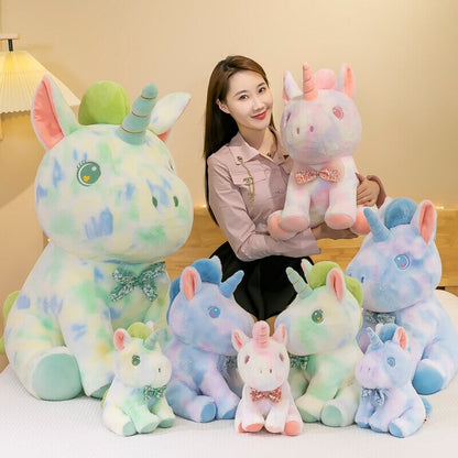 Rainbow Galaxy Unicorn Plushie Collection