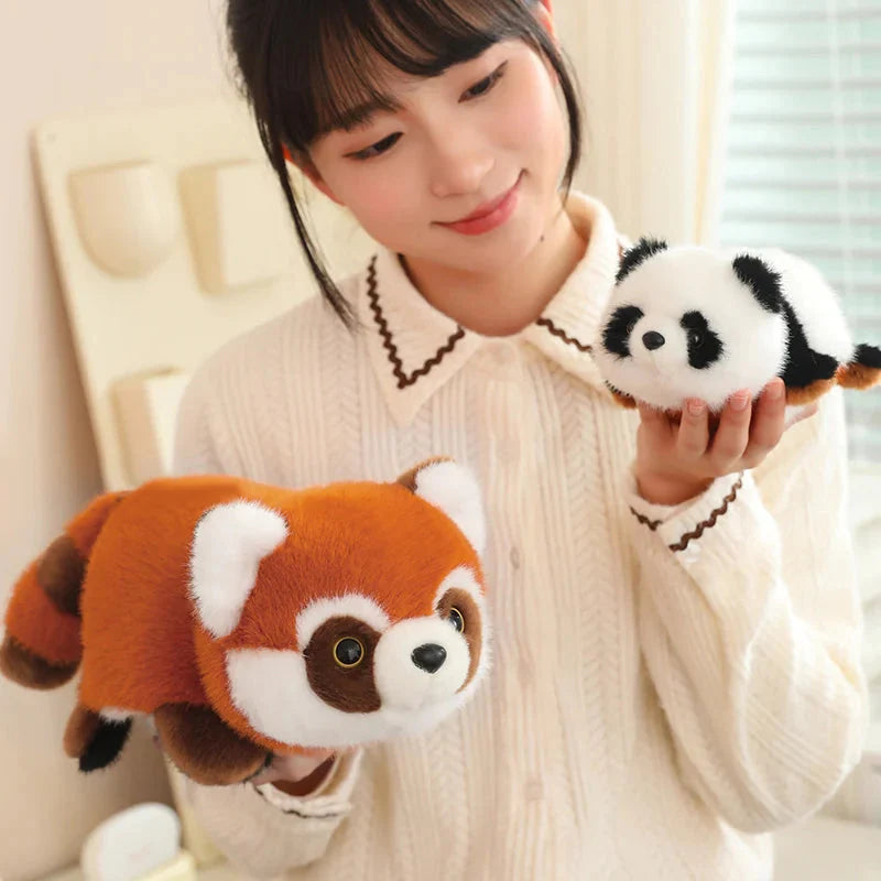 Reversible Red Panda to Panda Plush