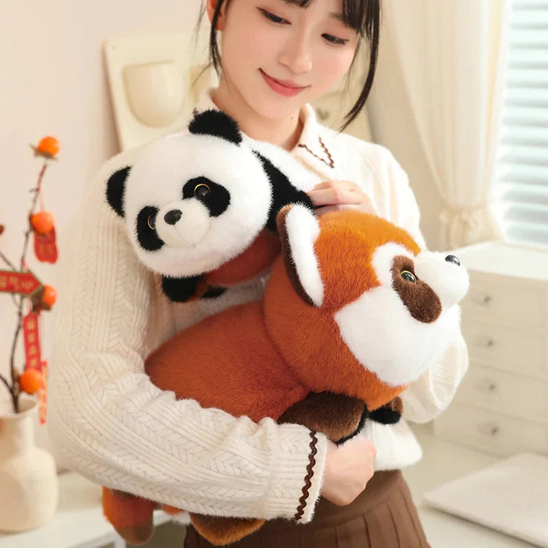 Reversible Red Panda to Panda Plush