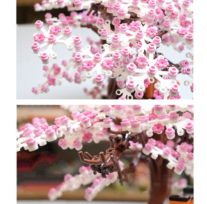 Romantic Light Up Japanese Cherry Blossom Tree Building Sets | Special Edition