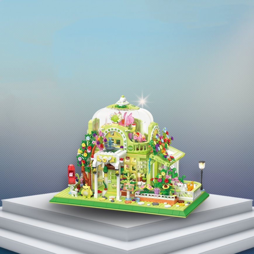 Royal Botanic Garden LED Moonie Polar Bear Building Set