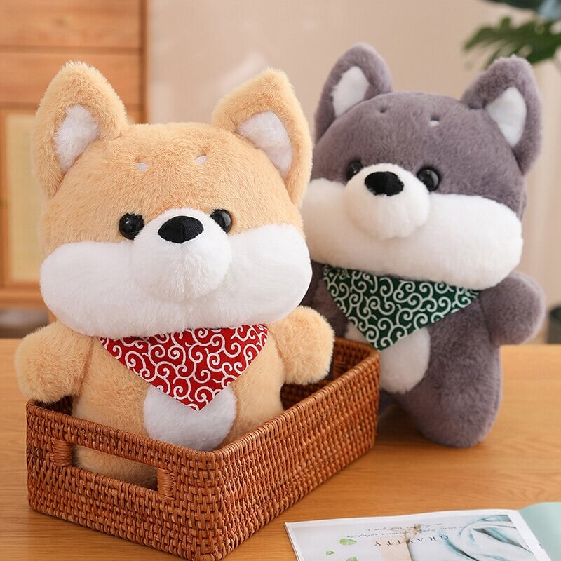 Runa and Taro the Shiba Plushies