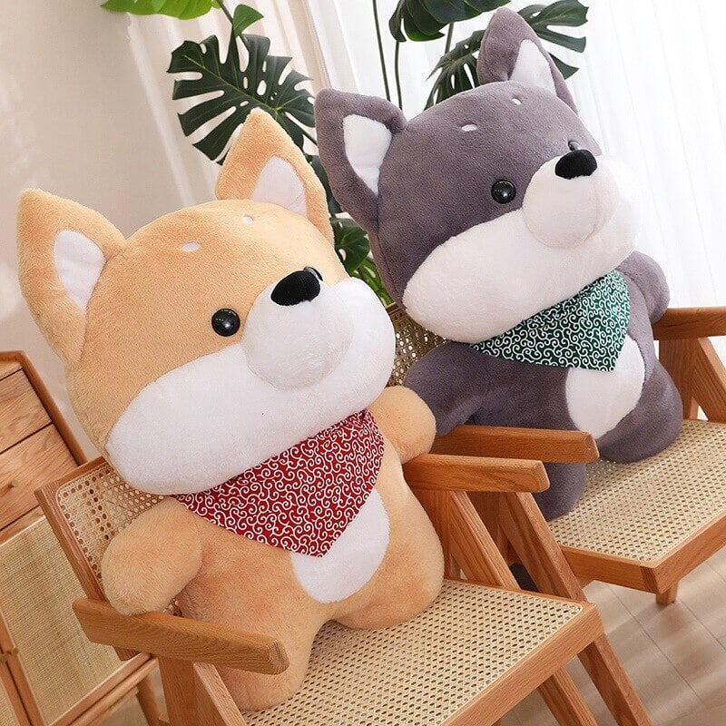 Runa and Taro the Shiba Plushies