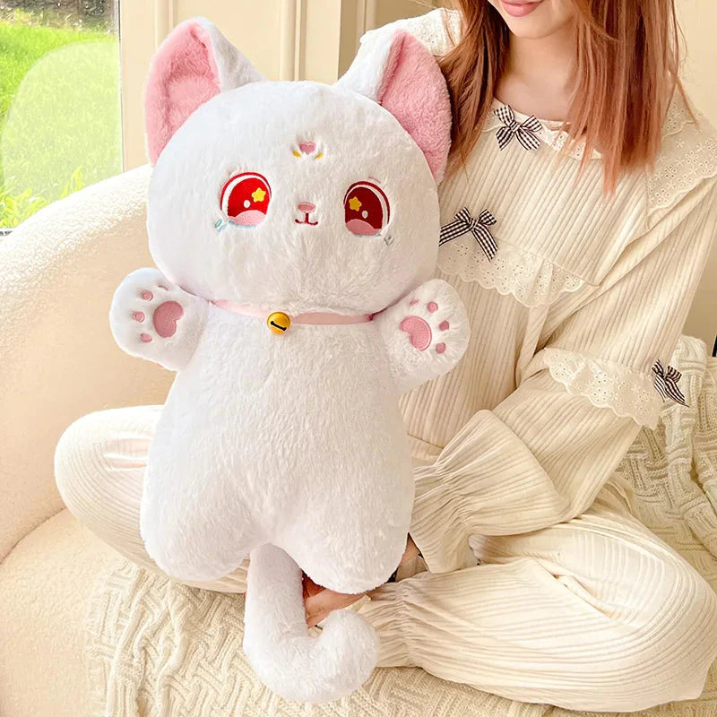 Sailor Moon Fluffy Black White Cat Plushies
