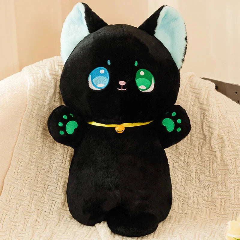 Sailor Moon Fluffy Black White Cat Plushies