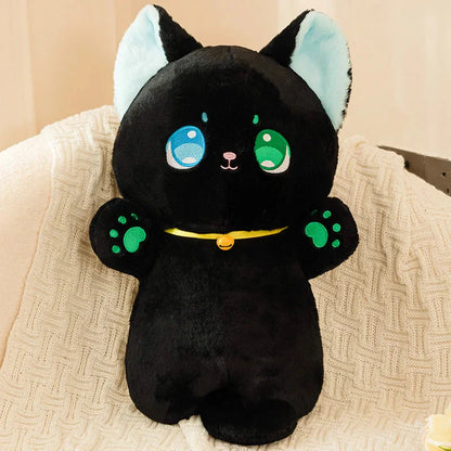Sailor Moon Fluffy Black White Cat Plushies