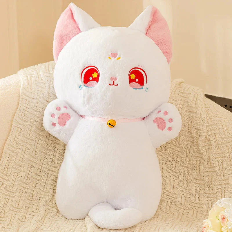 Sailor Moon Fluffy Black White Cat Plushies