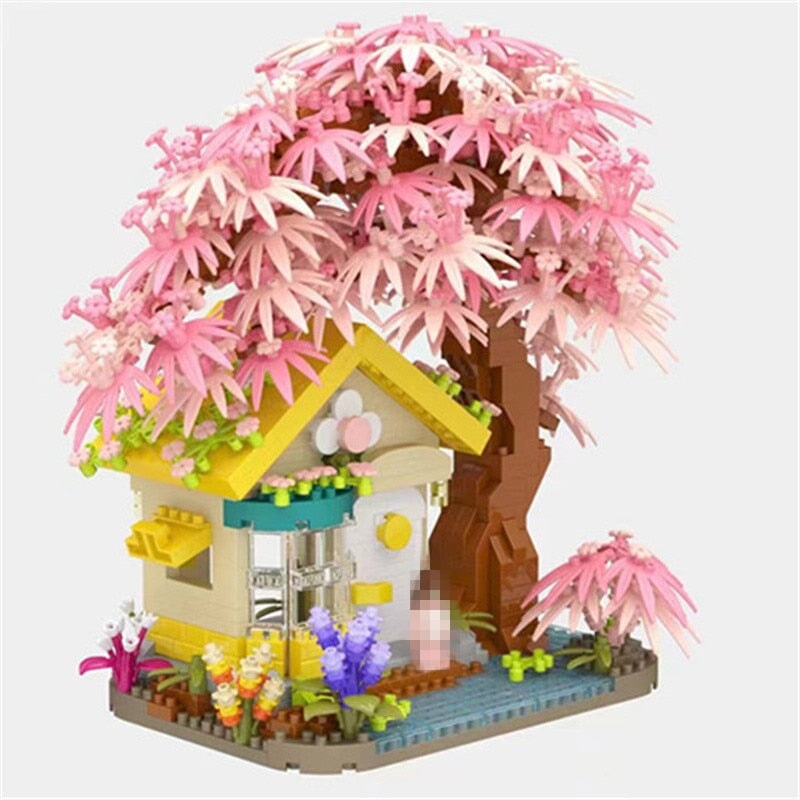 Sakura Cottage Micro Building Set
