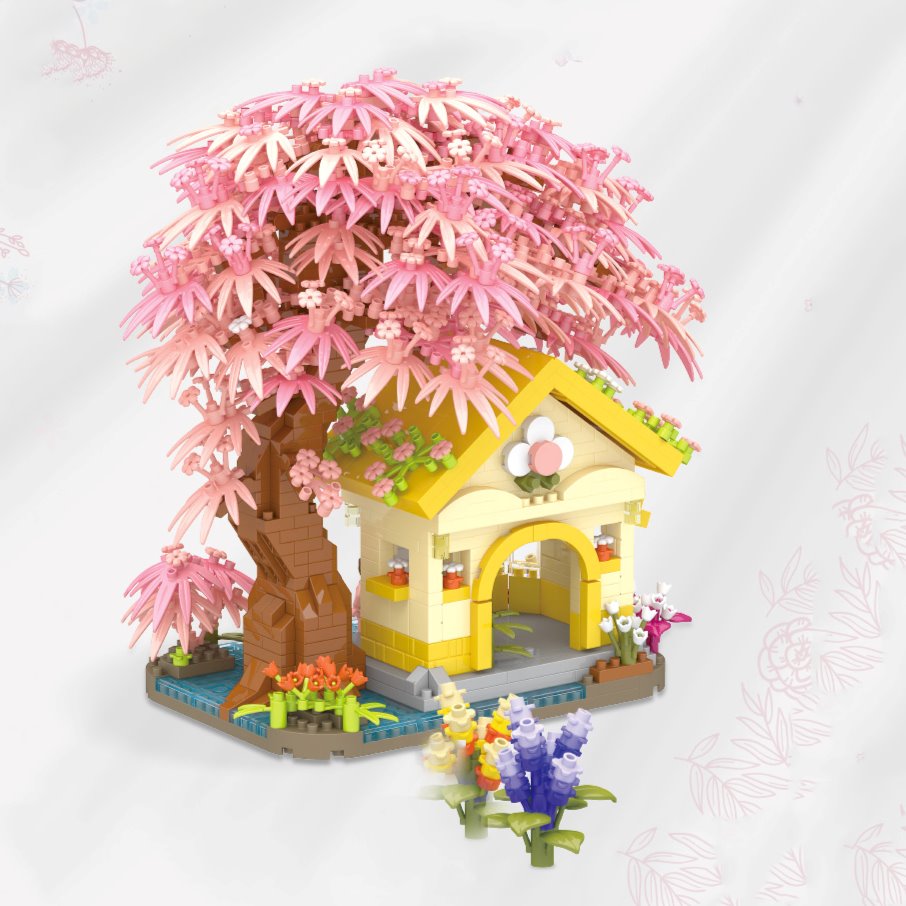 Sakura Cottage Micro Building Set