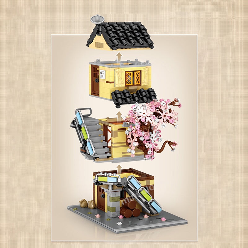 Sakura Stores Micro Building Set