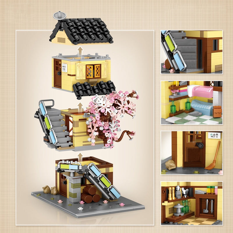 Sakura Stores Micro Building Set