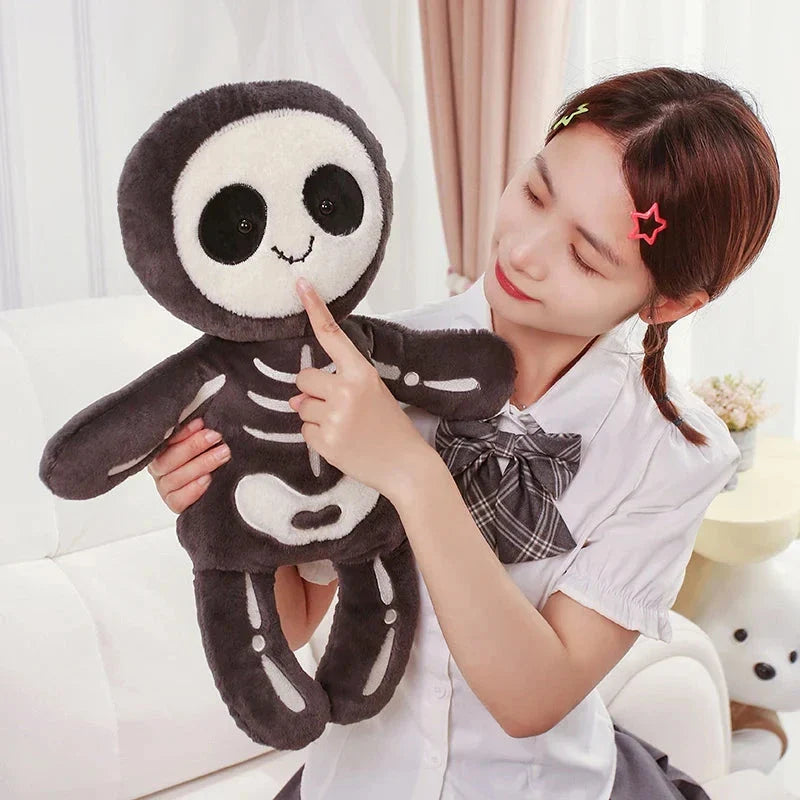 Scary Skeleton and Mummy Halloween Plushies