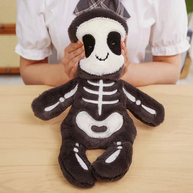 Scary Skeleton and Mummy Halloween Plushies