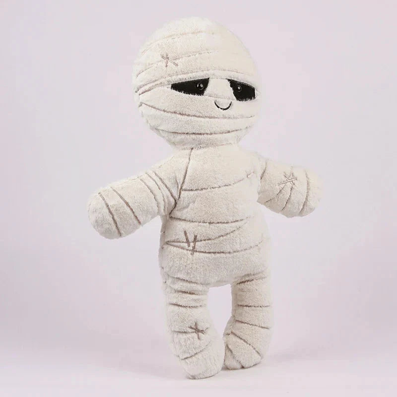 Scary Skeleton and Mummy Halloween Plushies
