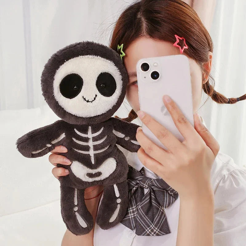 Scary Skeleton and Mummy Halloween Plushies