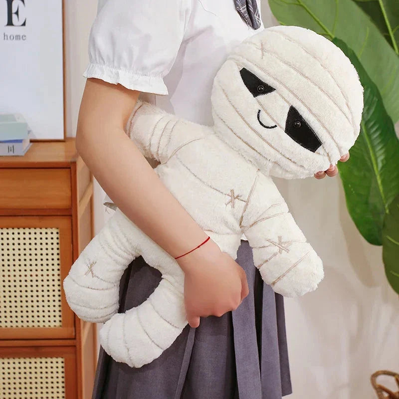 Scary Skeleton and Mummy Halloween Plushies