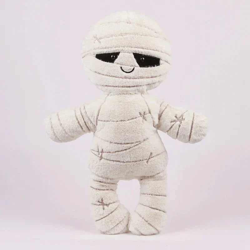 Scary Skeleton and Mummy Halloween Plushies