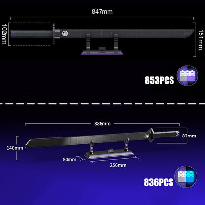Seven Thousand Demon Sword and Stand Building Blocks