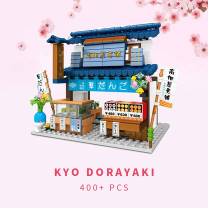 Shirakawa-go Dori Street Japanese Stores Building Sets - Limited Stock
