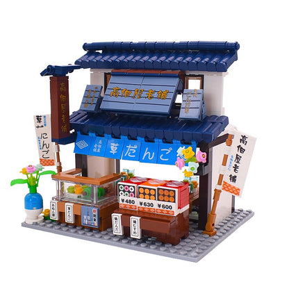 Shirakawa-go Dori Street Japanese Stores Building Sets - Limited Stock