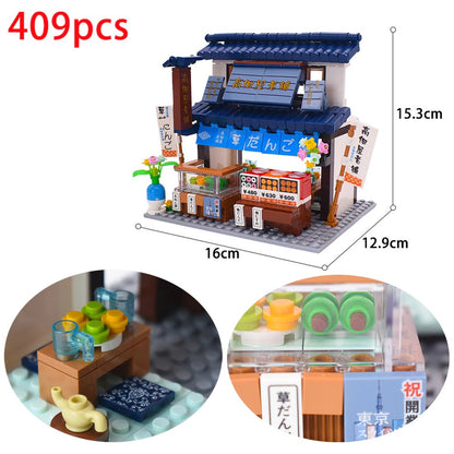 Shirakawa-go Dori Street Japanese Stores Building Sets - Limited Stock