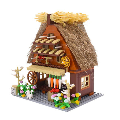 Shirakawa-go Dori Street Japanese Stores Building Sets - Limited Stock