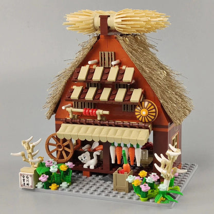 Shirakawa-go Dori Street Japanese Stores Building Sets - Limited Stock