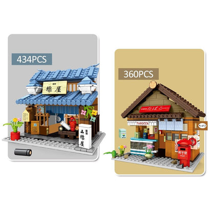 Shirakawa-go Dori Street Japanese Stores Building Sets - Limited Stock