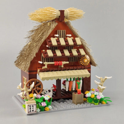 Shirakawa-go Dori Street Japanese Stores Building Sets - Limited Stock