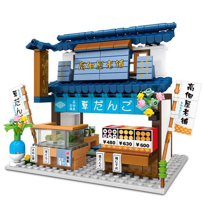 Shirakawa-go Dori Street Japanese Stores Building Sets - Limited Stock