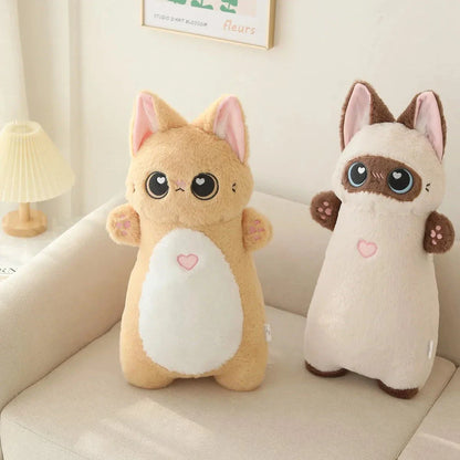 Shortie Two-tone Cat Plushie Collection