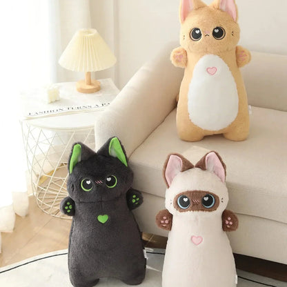 Shortie Two-tone Cat Plushie Collection