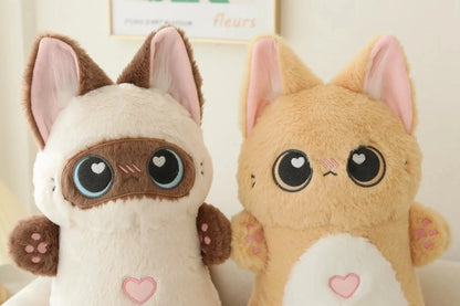 Shortie Two-tone Cat Plushie Collection