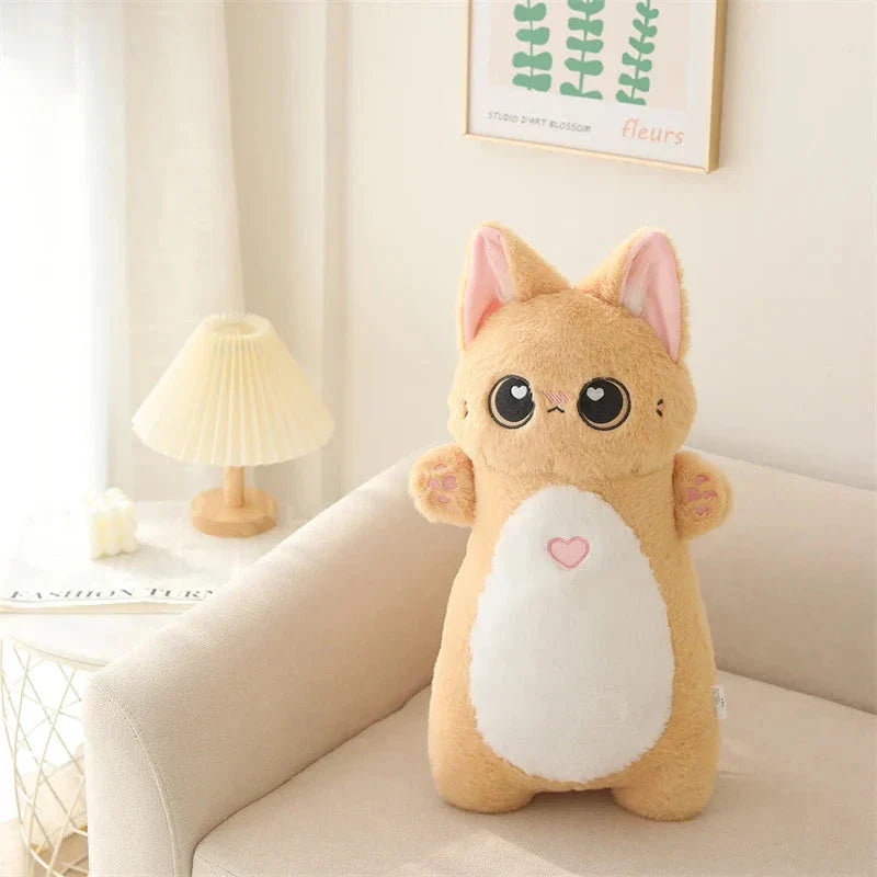 Shortie Two-tone Cat Plushie Collection