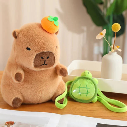Silly Capybara Toast Turtle Snotty Plushie Family