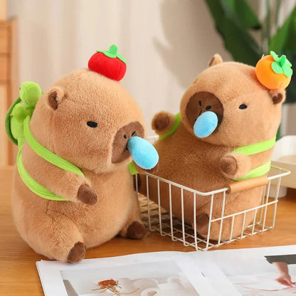 Silly Capybara Toast Turtle Snotty Plushie Family