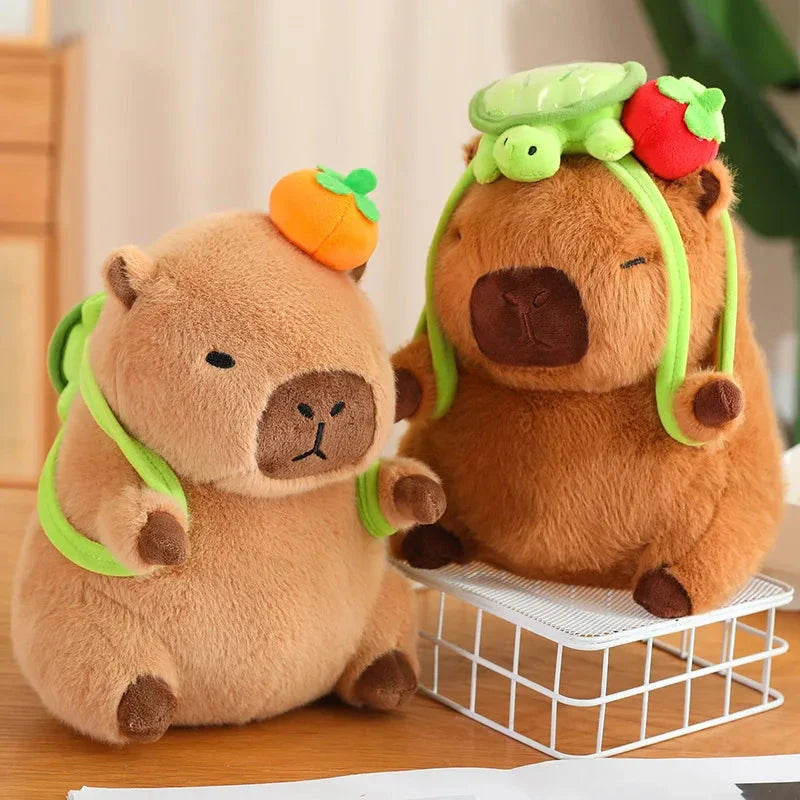 Silly Capybara Toast Turtle Snotty Plushie Family