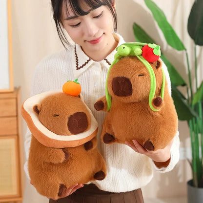 Silly Capybara Toast Turtle Snotty Plushie Family