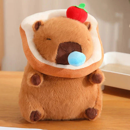Silly Capybara Toast Turtle Snotty Plushie Family