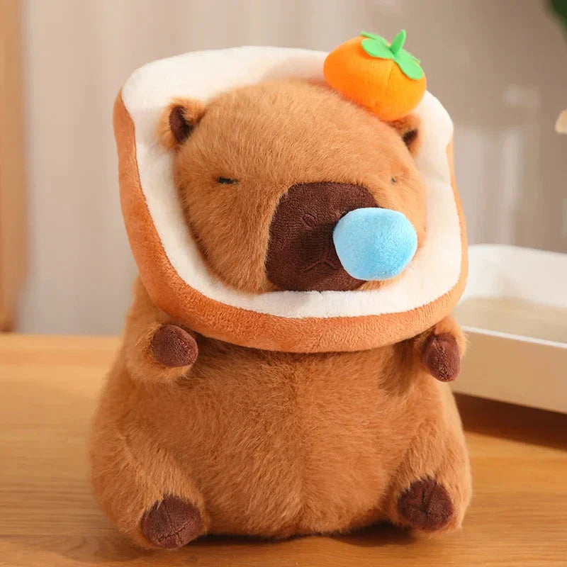 Silly Capybara Toast Turtle Snotty Plushie Family