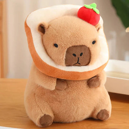 Silly Capybara Toast Turtle Snotty Plushie Family