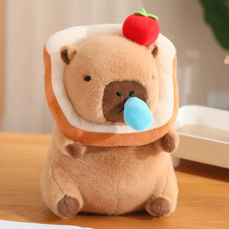Silly Capybara Toast Turtle Snotty Plushie Family