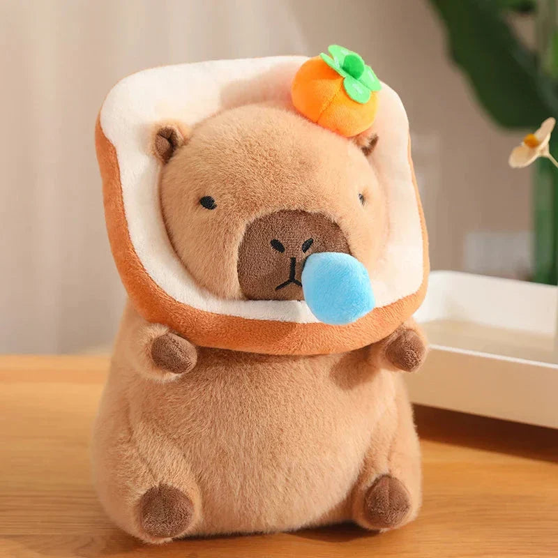Silly Capybara Toast Turtle Snotty Plushie Family