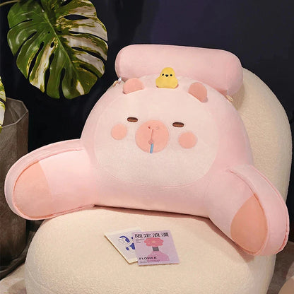 Sleepy Capybara Resting Cushion Pillow