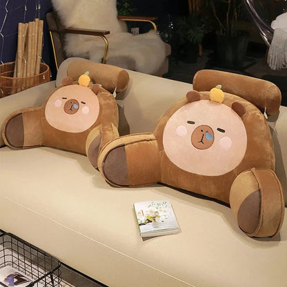 Sleepy Capybara Resting Cushion Pillow