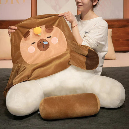 Sleepy Capybara Resting Cushion Pillow